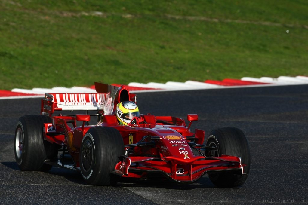 Test Ferrari F2008 Italian F3 Drivers Vallelunga